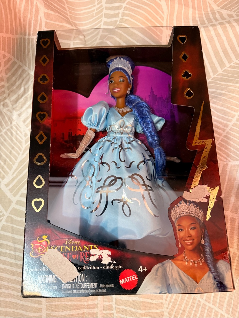 Mattel Disney Descendants Cinderella Doll - Light Blue and Silver Gown